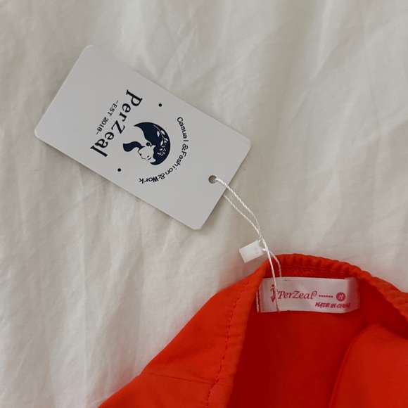 Orange Halter Mini Dress - Picture 5 of 9